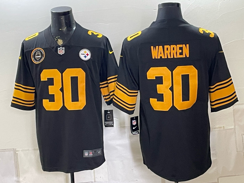 2026 Men Pittsburgh Steelers #30 Warren Black Limited Nike NFL Jersey0831004->pittsburgh steelers->NFL Jersey